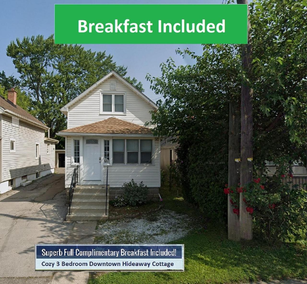Cozy 3 Bedroom Downtown Cottage With Complimentary Breakfast Delivered Daily To The Rental Niagara Falls Exterior foto